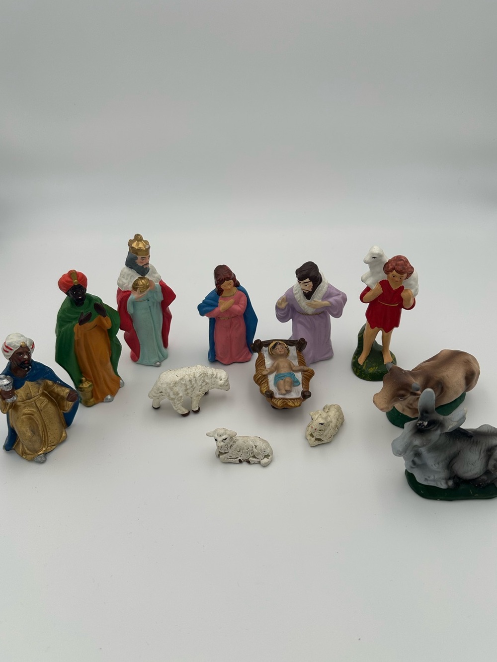 VTG MCM Nativity Set 12 Piece